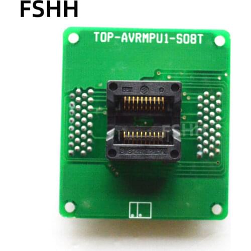 TOP-AVRMPU1-SO8T Programmer Adapter SO8 SOIC8 SOP8 IC Test Socket