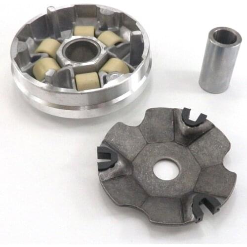 Motorcycle Variator Set with 8 gram roller weights For GY6 Scooter Moped ATV Go kart 49cc 50cc QMB139