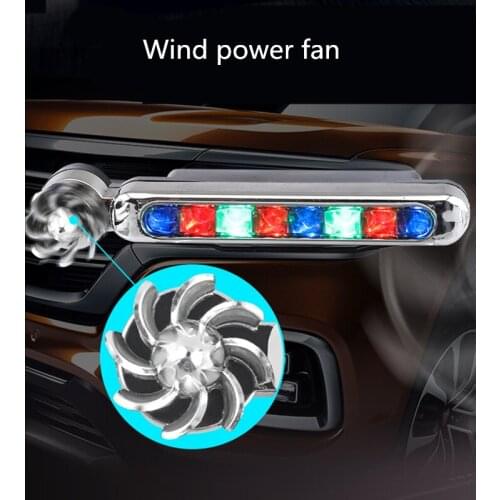 Car decoration light Daytime Running Light Car mesh light LED wind power Lamp Front auxiliary Pair Rainproof 180 degree rotation