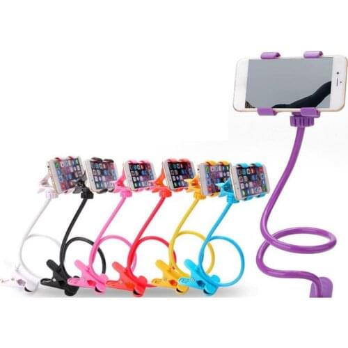 Universal Phone Holder Flexible 360 Phone Clip Mobile Cell Phone Holder Lazy Bedside Desktop Phone Bracket