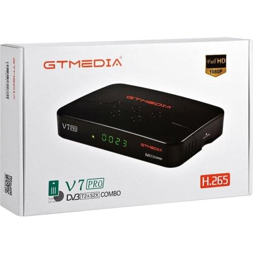 V7 Pro DVB-S2X/T2 Full HD Digital Receiver HDMI CA Card TV Tuner - AU Plug