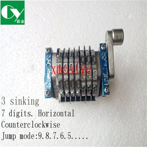 Rotary Numbering Machine Horizontal Counterclockwise Three Sinking For GTO46 GTO52