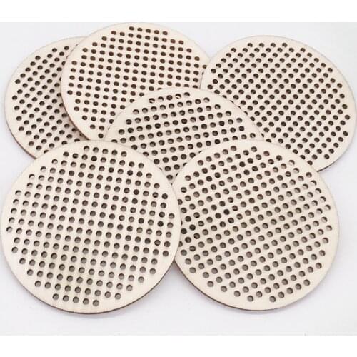 10pcs Wood Slices Round Heart Shaped Natural Rustic Wood Circles Wooden Log Slices for DIY Craft Wedding Christmas Decor