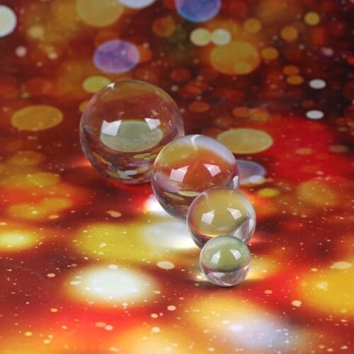 2/3/4/5CM Photography Crystal Round Seed Beads Feng Shui Clear Color Magic Natural Glass Balls For Home Wedding Decoration