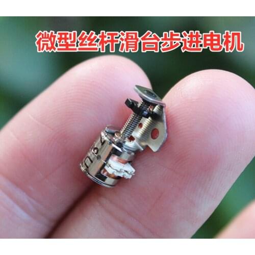 20pcs/lot Imported 6mm Miniature Sliding Table Stepper Motor Slider Screw 2-phase 4-wire Small Stepper Motor Stepper Motor
