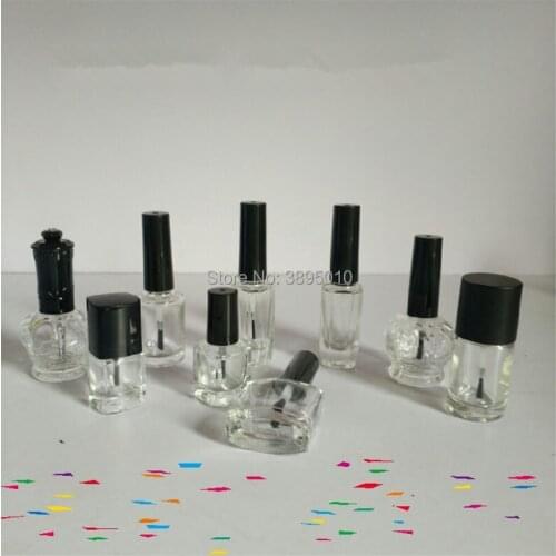 5ml 8ml 15ml Nail polish bottle,Clear Nail Oil bottle,Empty Glass bottle for nail polish F1070