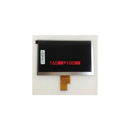 7 inch 165MM*105MM*3MM tablet LCD display screen HJ070NA-13a m1-a1 resolution of 1024 * 600 free shipping