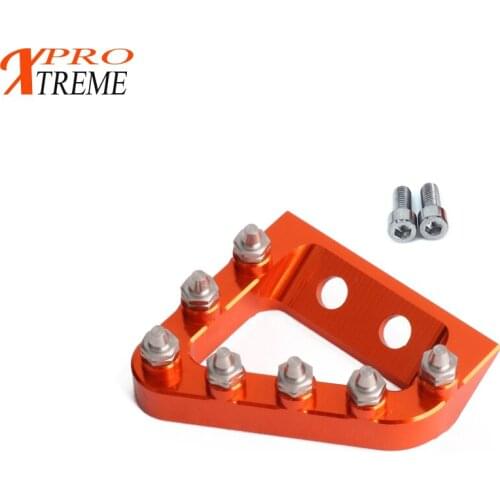 CNC Aluminum Rear Brake Pedal Step Plate Tip For KTM SX SXF EXC EXCF XCF XCW XC 125 150 250 300 350 450 500 2017 2018 Motocross
