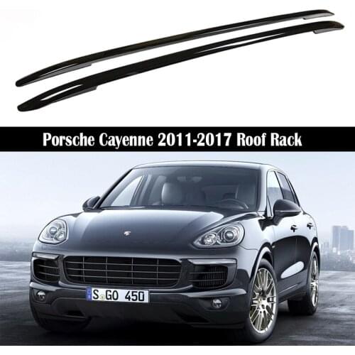 Car Roof Rack For Porsche Cayenne 2011-2017 Rails Bar Luggage Carrier Bars top Cross bar Rack Rail Boxes Aluminum Alloy