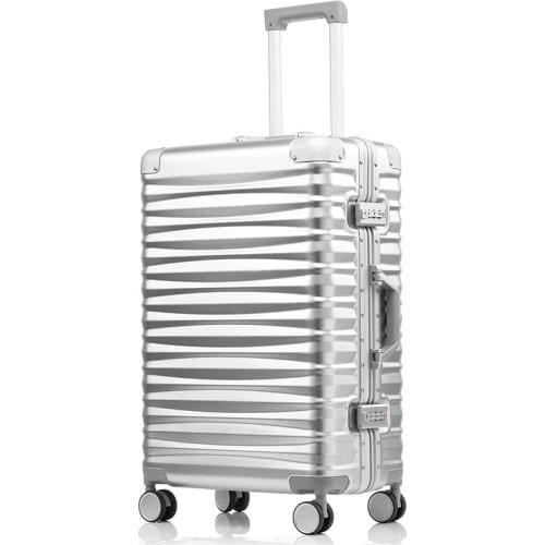 New girls thickened aluminum trolley case 24 inch luggage student universal wheel 29 inch male 26 inch password check-in case