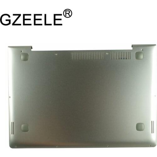 GZEELE NEW for Lenovo U330 U330P U330T Laptop Bottom Cover Base Shell Touch 90203121 silver grey color lower case