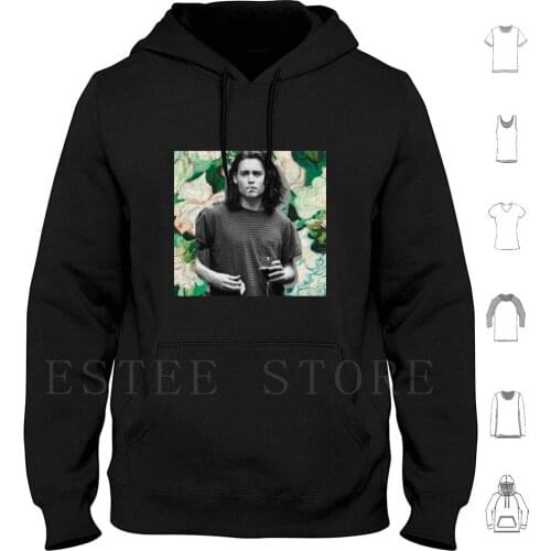 Young Johnny Depp Art Hoodies Van Gogh Art Flower 90S Guy Pirate Klimt Kahlo Cigarette