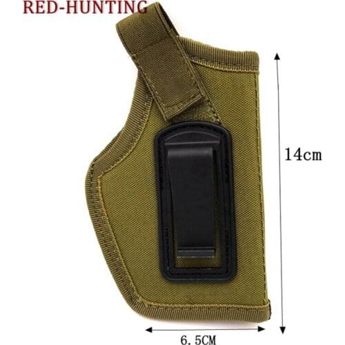 New IWB Stealth Tactical Clip-on Waist Belt Universal Gun Holster Concealed for PPK Glock M1911 Hunting Holster Gun Accessories
