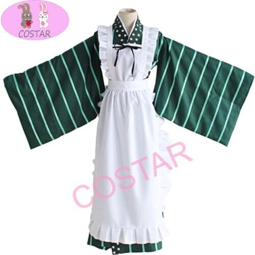 COSTAR Anime Is The Order A Rabbit Ujimatsu Chiya Cosplay Costume Wonderful Party Women Girls Kimono Suit