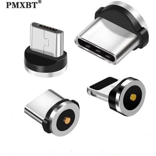 Magnetic Cable plug Type C Micro USB C Plugs Fast Charging Phone Microusb Type-C Magnet Charger Plug For iPhone XR Redmi k20 pro