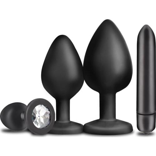 Prostate Massager Sex Toys for Women Men Bullet Vibrator Erotic Butt Plug Anal Plug