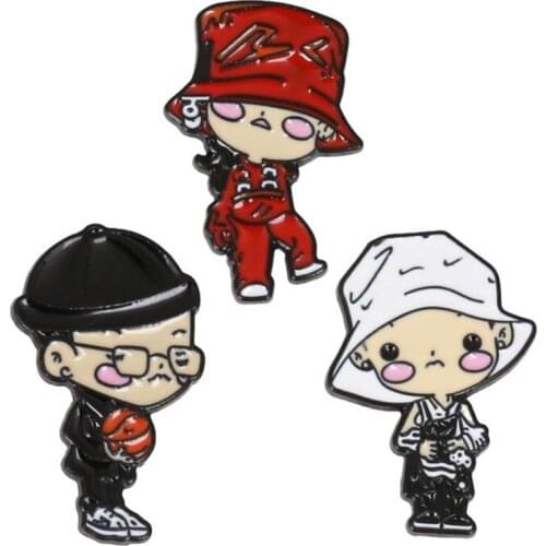 Cute Lapel Pins Cartoon Character Enamel Badges Anime Brooches On Backpack Women Decorative Badges Avatar Pin Brooch For Clothes