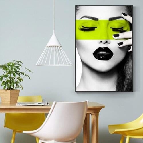 Fashion Model Pictorial Figure Poster Print Colorful Art Wall Decor Canvas For Living Room Girl Studio Nordic Decoration Picture