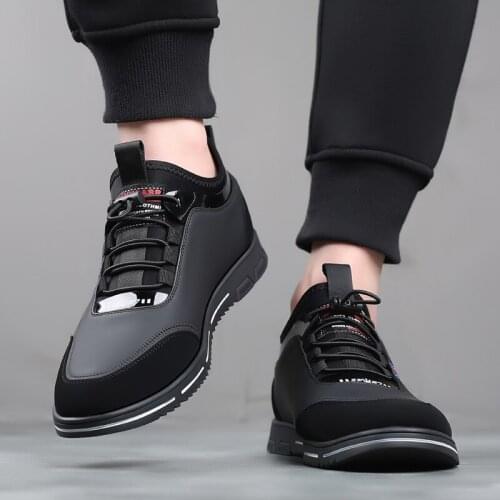 Mens Shoes Spring New Trend Casual All-Match British Leather Soft Sole Casual Leather Shoes For Men