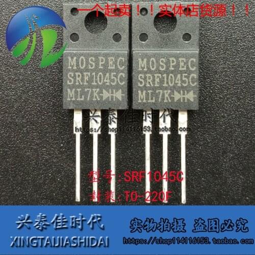 New 5pcs SRF1045C TO-220F 10A/45V