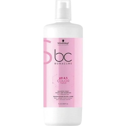 Schwarz kopf Professional BC Bonacure pH 4.5 Color Freeze SULFATE FREE Micellar Shampoo (For Coloured Hair) 1000ml/33.8oz