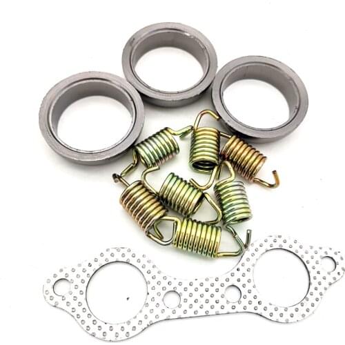 Exhaust Pipe Manifold Gasket Spring Rebuild Kit For Polaris Ranger Xp 2010-2012