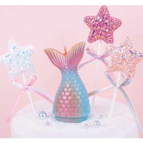 PRZY new Mermaid tail mold Silicone Soap Mold for Party wedding cake decoration Resin Clay resin mould