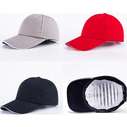Adjustable Safety Bump Cap Lightweight and Breathable Hard Hat Head Helmet Workplace Construction Site Head Protection Cap