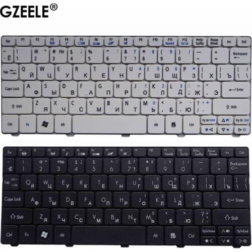 RU russian laptop Keyboard for Acer Packard Bell Dot SPT 723 SE SE2 SE3 SC PAV80 black white Notebook Replacement