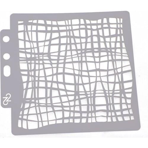 Net Design Stencils Template Painting Scrapbooking Embossing Stamping Album Card DIY Craft