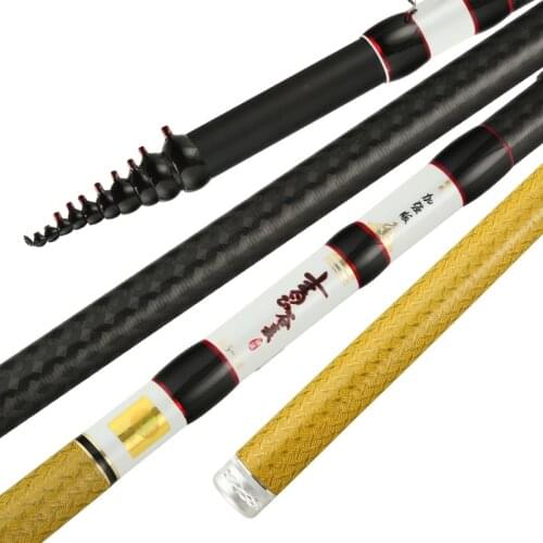 Carbon Front-end Fishing Rod Vara De Pesca 6.5m 7.5m Telescopic Fishing Peche Spinning Olta 2 Position Carp Wedkarstwo Pole Gear