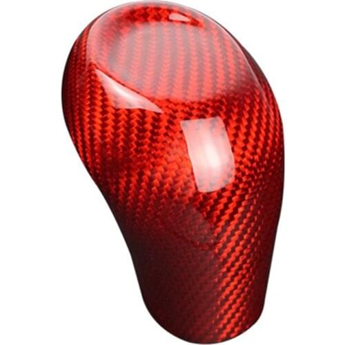 Carbon Fiber Car Gear Shift Knob Cover for Chevrolet Camaro 2016-2019 Gear Head Cover Car Interior Trim Accessories