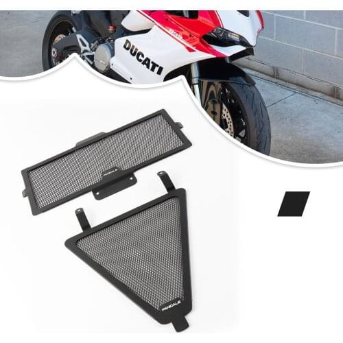 For Ducati Panigale V2 1199 1199S 1299 1299S 899 959 Motorcycle Radiator Guard Grille Guard Cover Protector