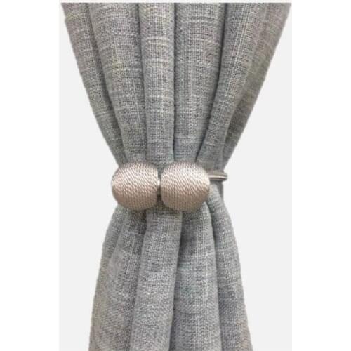 Tieback Magnetic Curtain Tie backs Buckle Holder Round Curtains Accessories Tie Back Home Furniture tassels Decoration