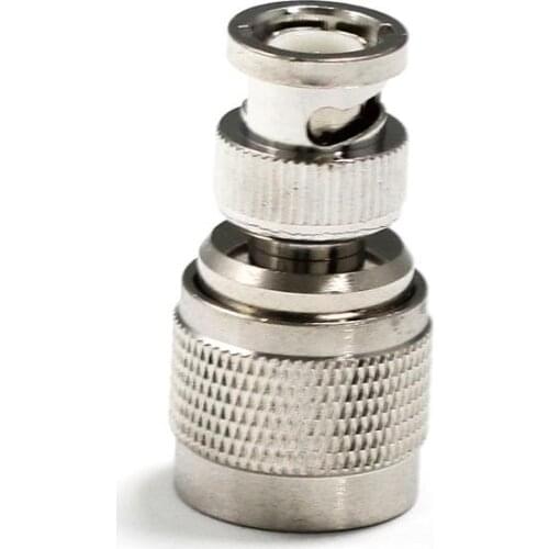 1pc N male plug switch BNC male plug RF Coax Adapter convertor Straight Nickelplated NEW wholesale