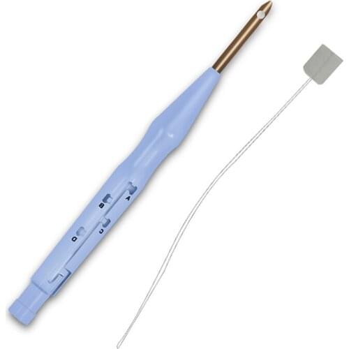 1PCS Home Plastic Punch Needle Embroidery Pen Set Adjustable Punch Needle Weaving Tools Interchangeable Embroidery Punch Needle