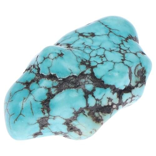 1Pcs Natural Turquoise Mineral Bare StoneCrystal Stone Fish Tank Iandscape Stone Home Decor