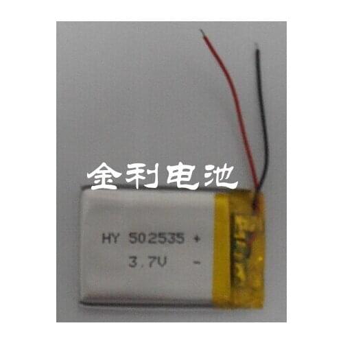 3.7V polymer lithium battery, 502535052535 MP3 Bluetooth sound timer, 400MAH monitor