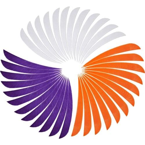 36pcs 3inch Archery Arrow Turkey Feathers Fletchings Vanes Replacement Archery Arrow Natural Feathers Vanes Outdoor Hunting