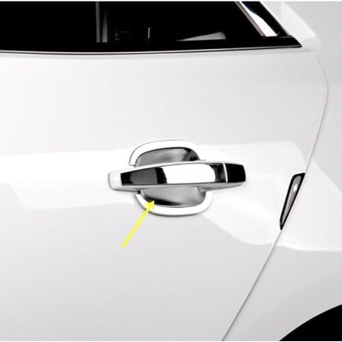 4PCS ABS Plating Outer Door Bowl Decorative Trim Cover for Chevrolet Malibu 2016