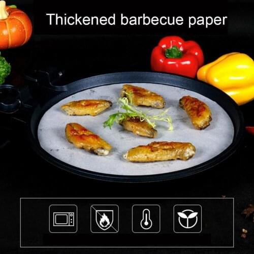 100Pcs Non Sticky Baking Paper Bread Snack Steamer Sheet Kitchen Tool BBQ Accessories Tools cocina gadget conjuntos