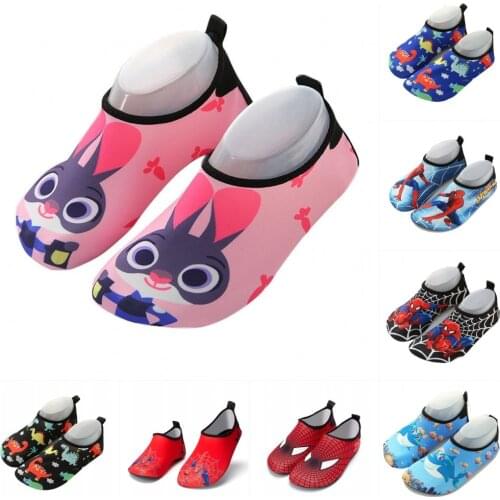 Children animal shoes boys skin care socks girls soft indoor sports shoes unisex diving swim beach shoes dinosaur shoes