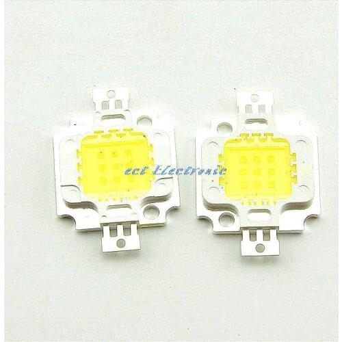 Double gold wire white high brightness 10W High Power LED integrated light source lamp beads