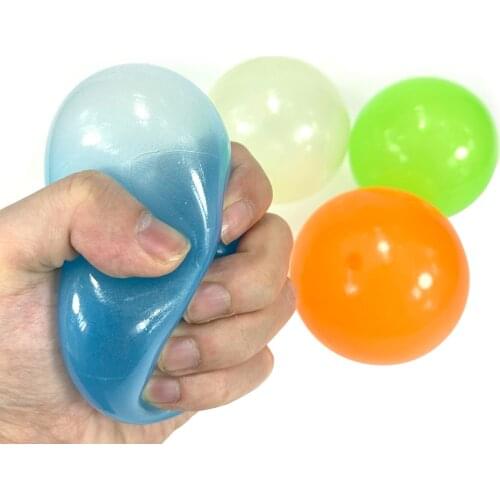 2021Hot Sell Stick Wall Ball Stress Relief Ceiling Ball Squash Ball Globbles Decompression Sticky Target Ball Ceiling Light Toys