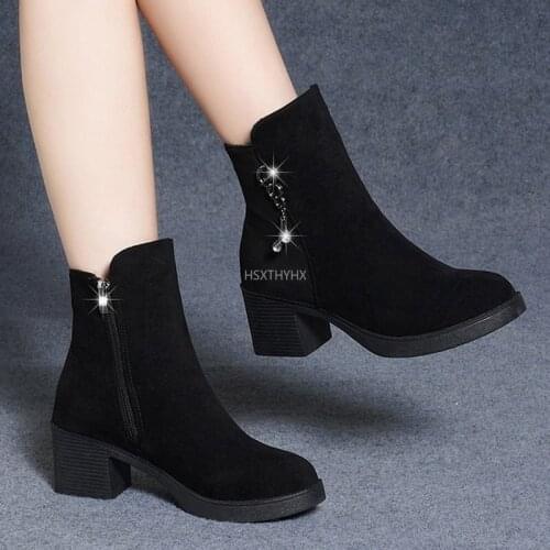 Kdely Women's Wedge Ankle Boots