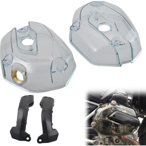 Motorcycle Transparent Engine Cylinder Head Valve Covers Left Right For BMW R1200GS K50 K51 R1200RT K52 R1200R K53 R1200RS K54