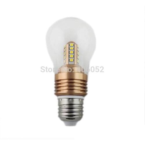 10pcs/lot Wholesale Smd3528 7w Bombillas Led Light Lamp E27 220v110v Warm/pure White