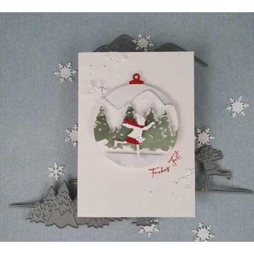 Mmao Crafts Metal Steel Cutting Dies New Praying skating girl slope Scrapbooking Paper/photo Cards Embossing Dies