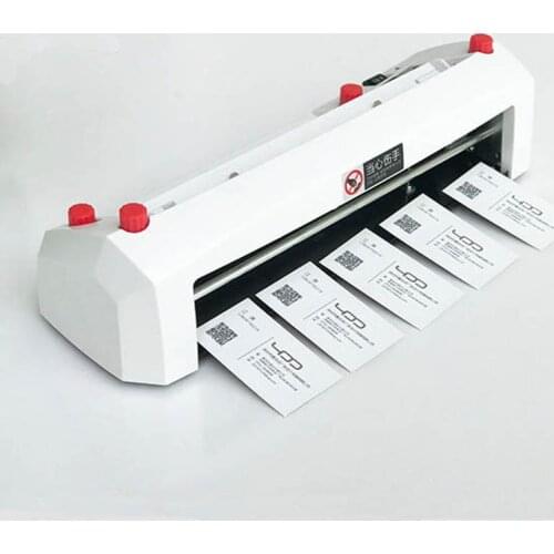 A4 size electric card cutter 90*54mm card size SK316 Heavy-duty fine-tuning electric business card cutting machine