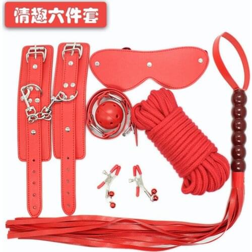 Sex Toys Sex Suit Spanking 10M Rope Bondage Red Multi-purpose Hand Tied Breast Clip